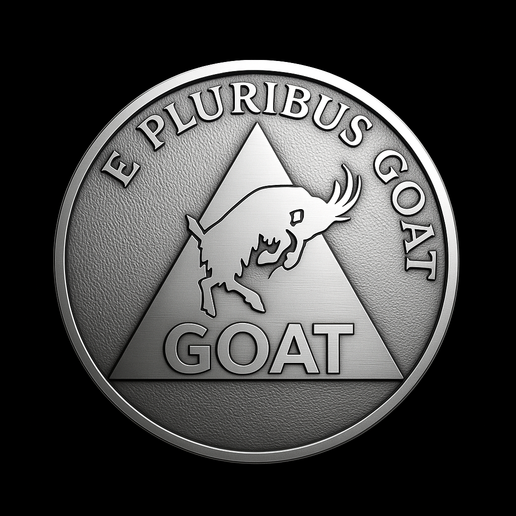 GOAT Logo Medal